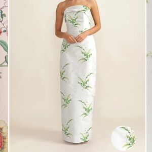 Lulakate Lilly of the valley bridesmaid dress